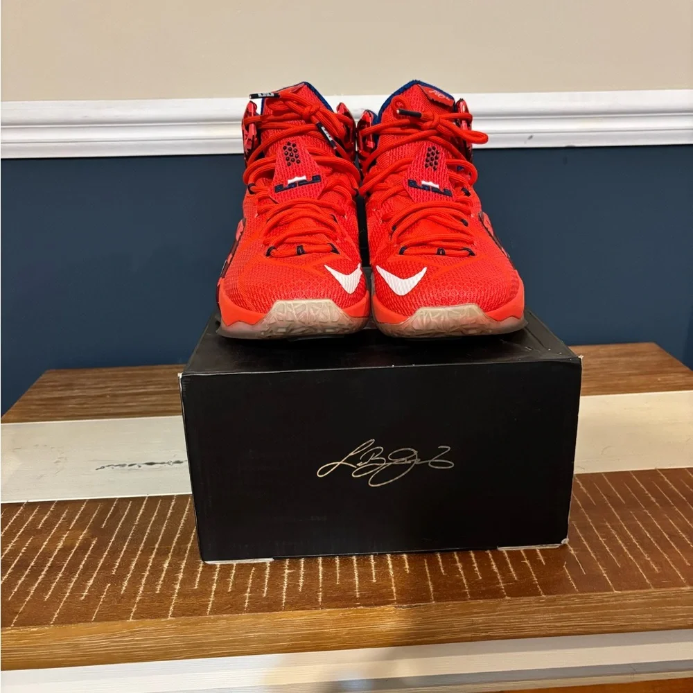 LeBron XII Independence Day Sneakers - Picture 3 of 8